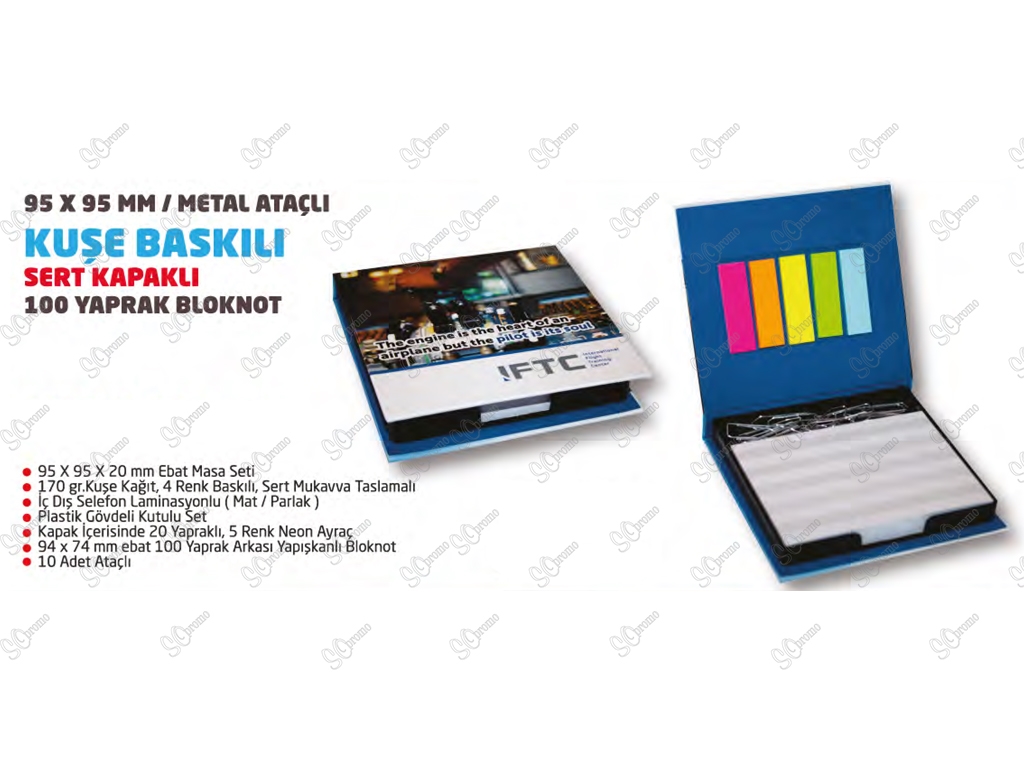 Kuşe Baskılı Bloknot